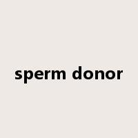sperm donor是什么意思
