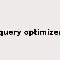 query optimizer是什么意思