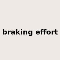braking effort是什么意思