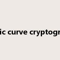 Elliptic curve cryptography是什么意思