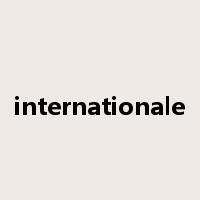 internationale是什么意思
