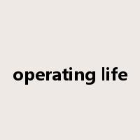operating life是什么意思