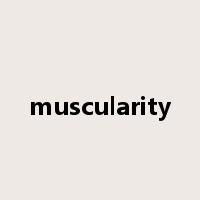 muscularity是什么意思