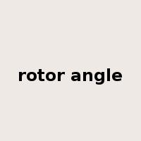 rotor angle是什么意思