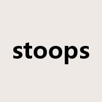 stoops是什么意思