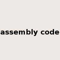 assembly code是什么意思