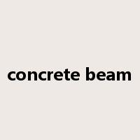 concrete beam是什么意思