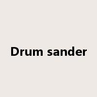 Drum sander是什么意思