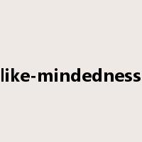 like-mindedness是什么意思