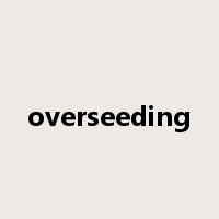 overseeding是什么意思