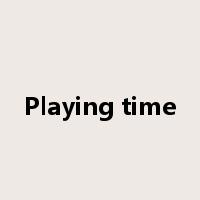 Playing time是什么意思