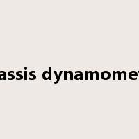 chassis dynamometer是什么意思