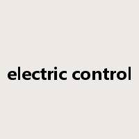 electric control是什么意思