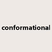 conformational是什么意思