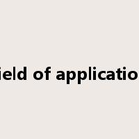 field of application是什么意思