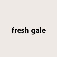 fresh gale是什么意思