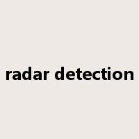 radar detection是什么意思