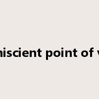 omniscient point of view是什么意思
