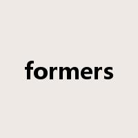 formers是什么意思
