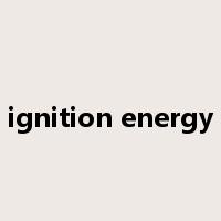 ignition energy是什么意思