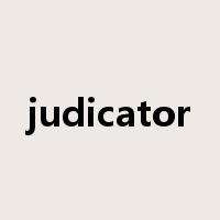 judicator是什么意思
