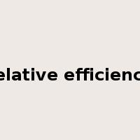 relative efficiency是什么意思