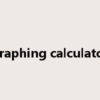 graphing calculator是什么意思