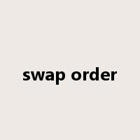 swap order是什么意思