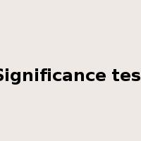 Significance test是什么意思