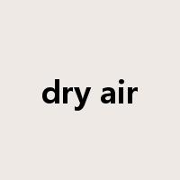 dry air是什么意思