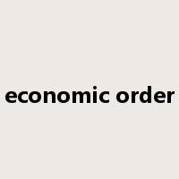 economic order是什么意思