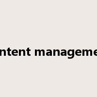 content management是什么意思