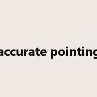 accurate pointing是什么意思