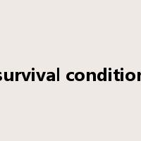 survival condition是什么意思