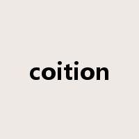 coition是什么意思