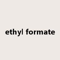 ethyl formate是什么意思