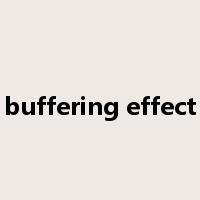 buffering effect是什么意思