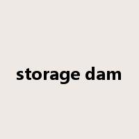 storage dam是什么意思