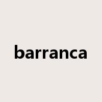 barranca是什么意思