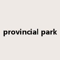 provincial park是什么意思