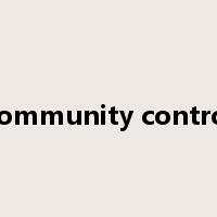 community control是什么意思