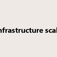 infrastructure scale是什么意思