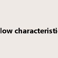 flow characteristic是什么意思