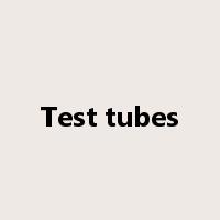 Test tubes是什么意思