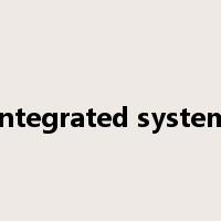 integrated system是什么意思