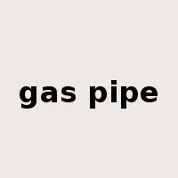gas pipe是什么意思