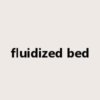 fluidized bed是什么意思