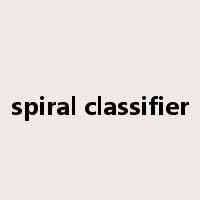 spiral classifier是什么意思