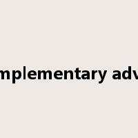 have complementary advantages是什么意思