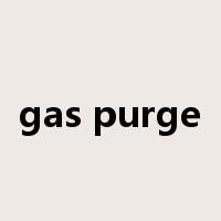 gas purge是什么意思